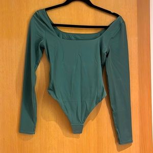 Lululemon Wundermost Ultra-Soft Nulu Square-Neck Long-Sleeve Bodysuit